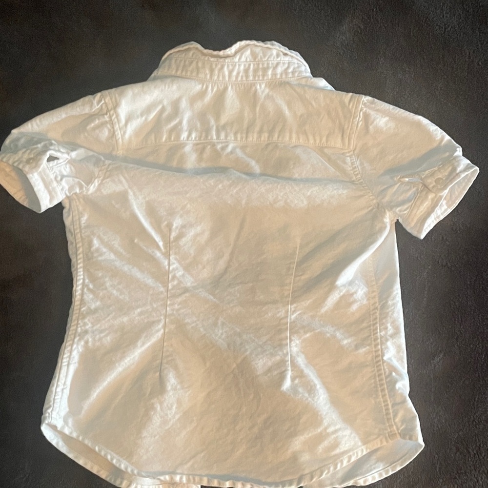 Ralph Lauren Kids White Button Down Shirt - Picture 5 of 6
